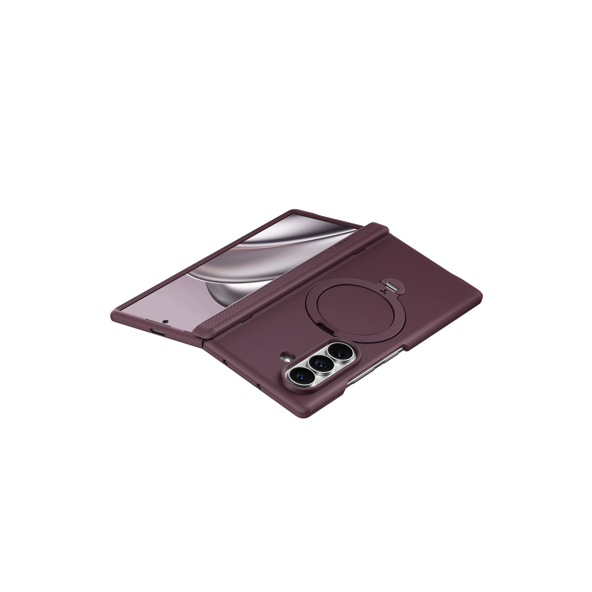 Torras Samsung Galaxy Z Fold 8 Ultra Ostand Q3 Spin 2 Adet Ekran Koruyuculu Magsafe Kılıf