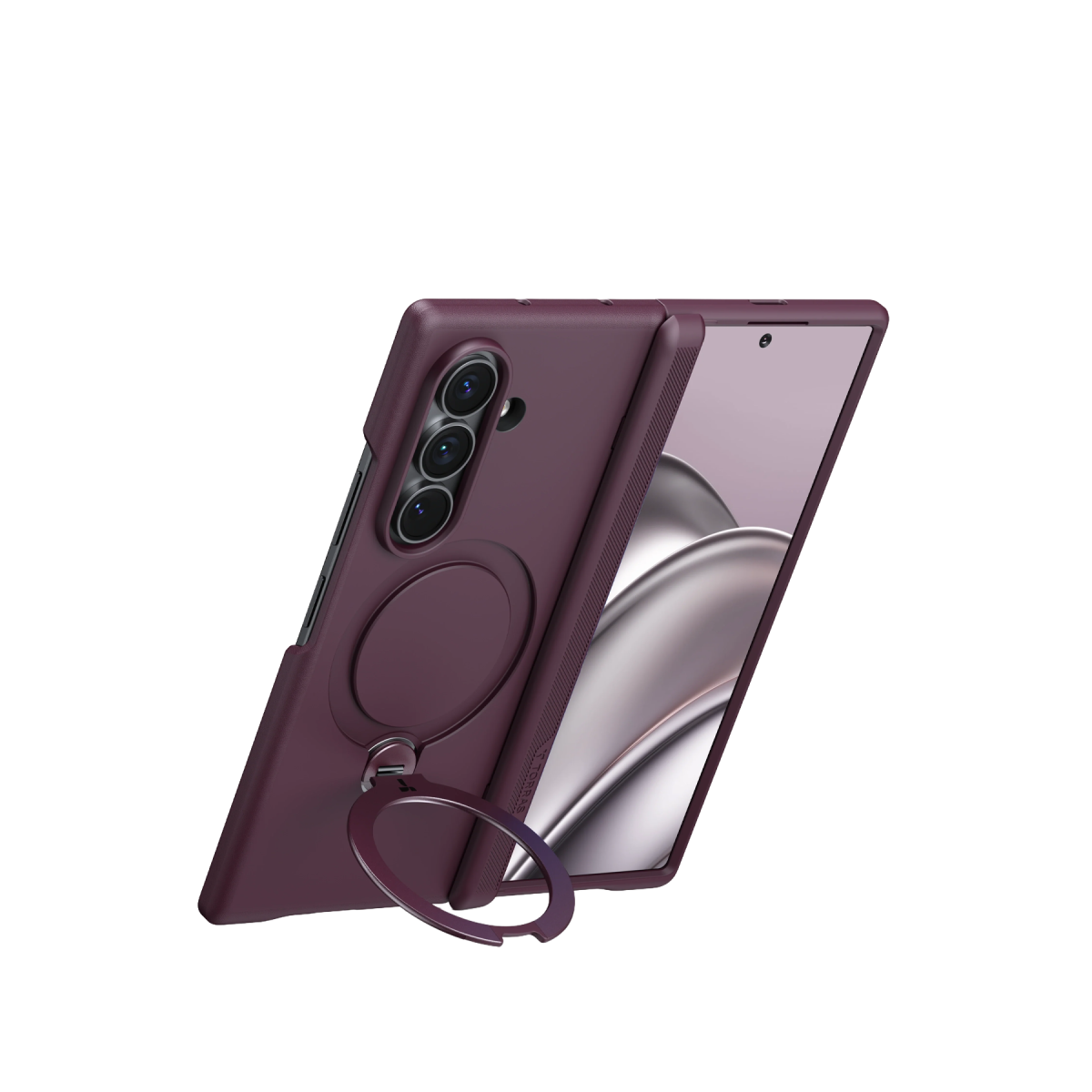 Torras Samsung Galaxy Z Fold 8 Ultra Ostand Q3 Spin 2 Adet Ekran Koruyuculu Magsafe Kılıf