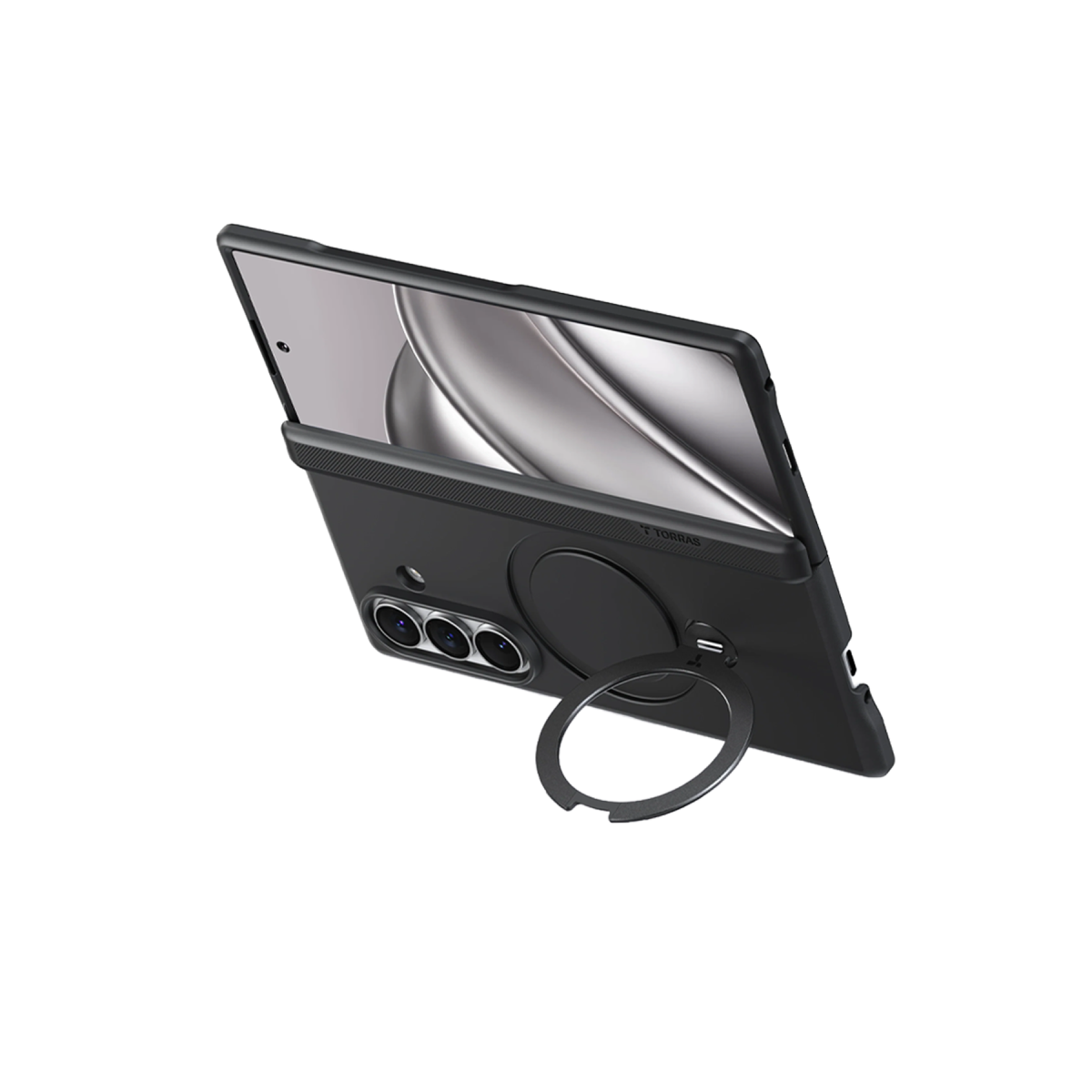 Torras Samsung Galaxy Z Fold 8 Ultra Ostand Q3 Spin 2 Adet Ekran Koruyuculu Magsafe Kılıf