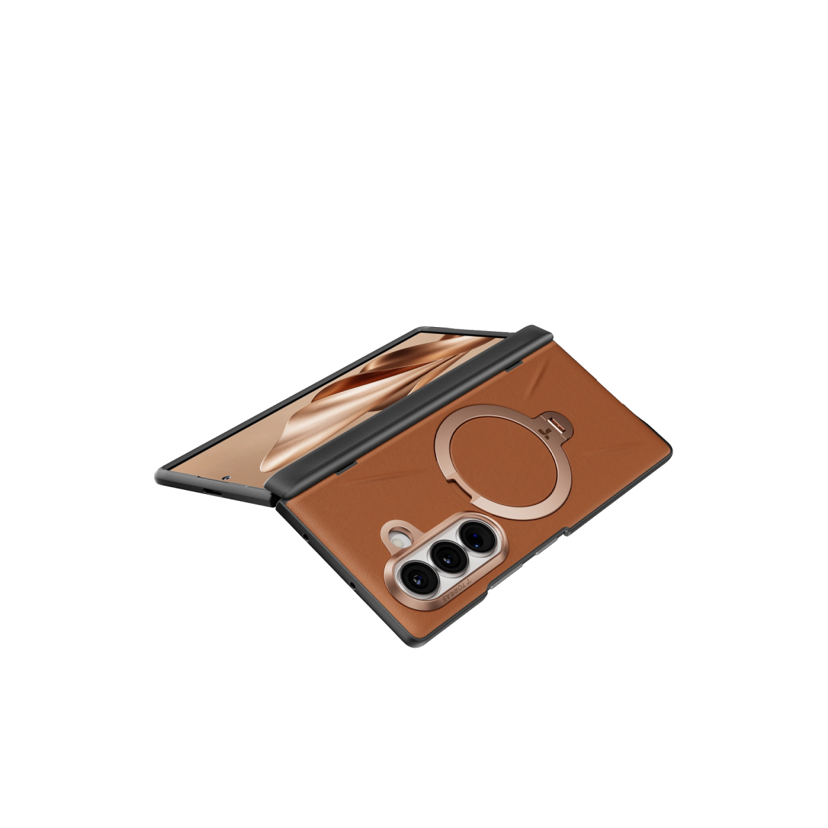 Torras Samsung Galaxy Z Fold 8 Ultra Ostand Q3 VegSkin 2 Adet Ekran Koruyuculu Magsafe Kılıf
