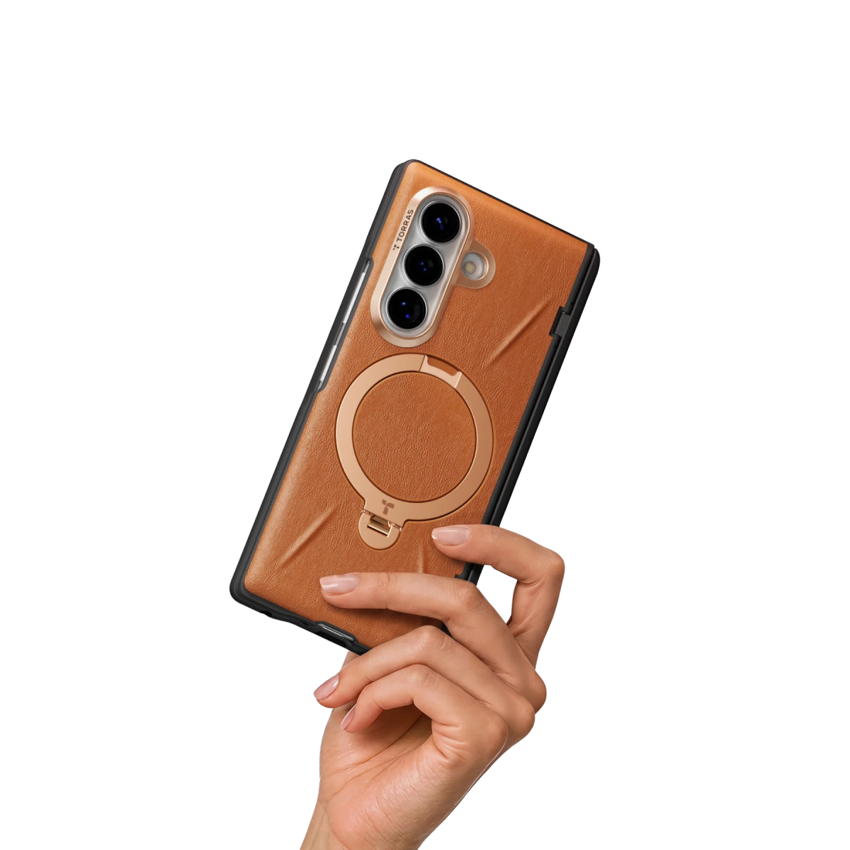 Torras Samsung Galaxy Z Fold 8 Ultra Ostand Q3 VegSkin 2 Adet Ekran Koruyuculu Magsafe Kılıf