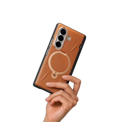 Torras Samsung Galaxy Z Fold 8 Ultra Ostand Q3 VegSkin 2 Adet Ekran Koruyuculu Magsafe Kılıf
