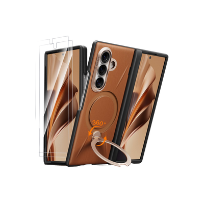 Torras Samsung Galaxy Z Fold 8 Ultra Ostand Q3 VegSkin 2 Adet Ekran Koruyuculu Magsafe Kılıf