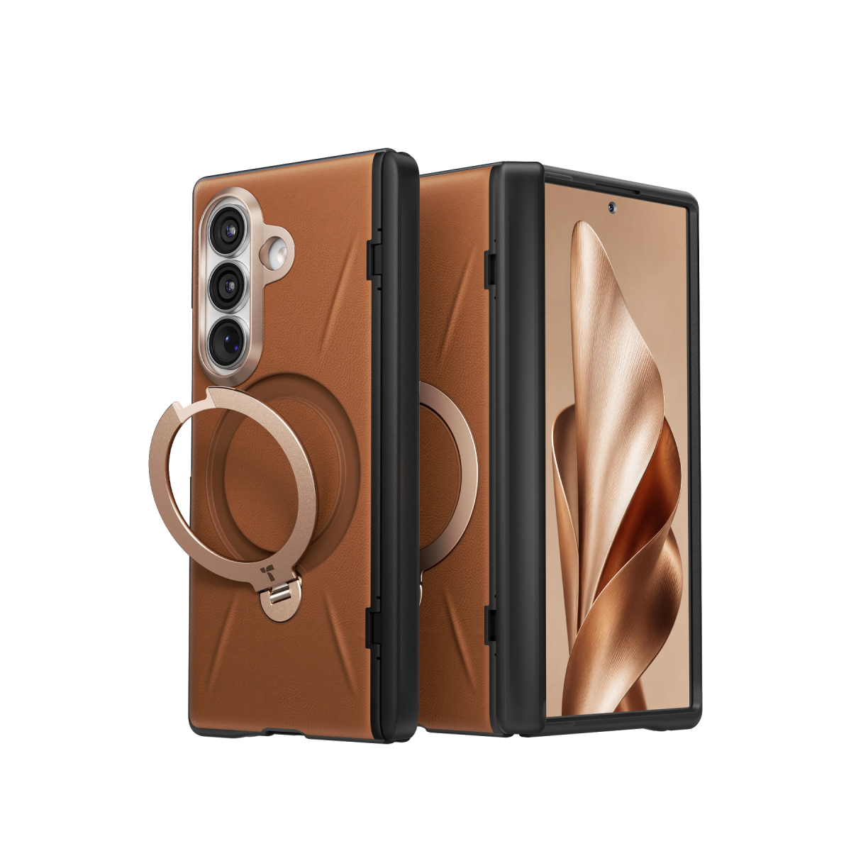 Torras Samsung Galaxy Z Fold 8 Ultra Ostand Q3 VegSkin 2 Adet Ekran Koruyuculu Magsafe Kılıf
