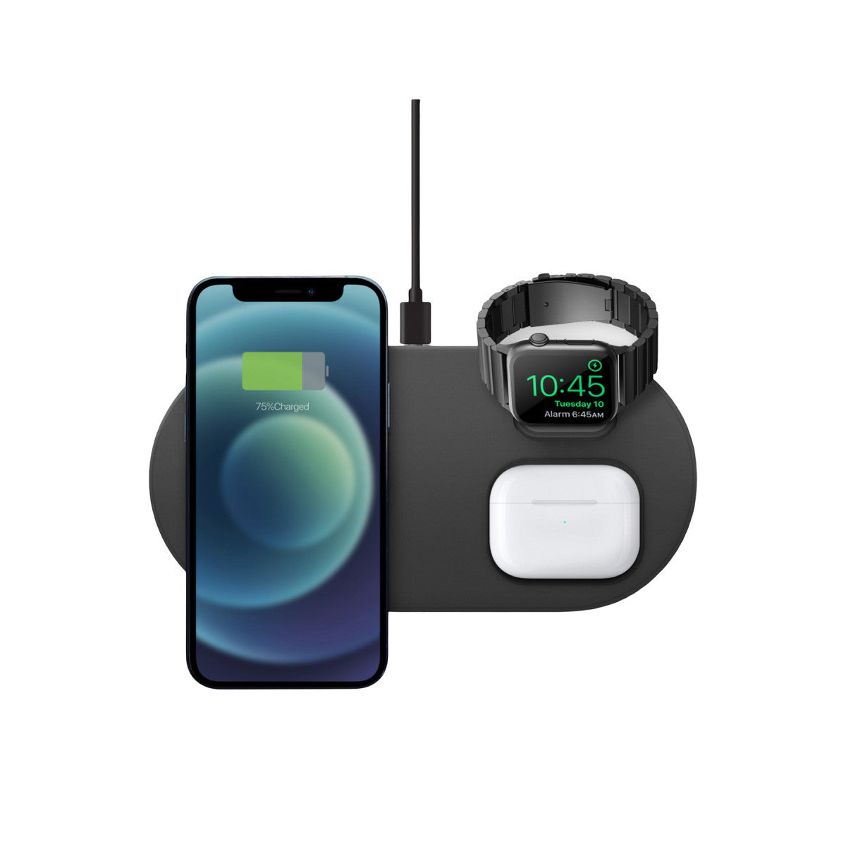 Uniq Aereo 3in1 Magsafe 15W Hızlı Kablosuz Şarj