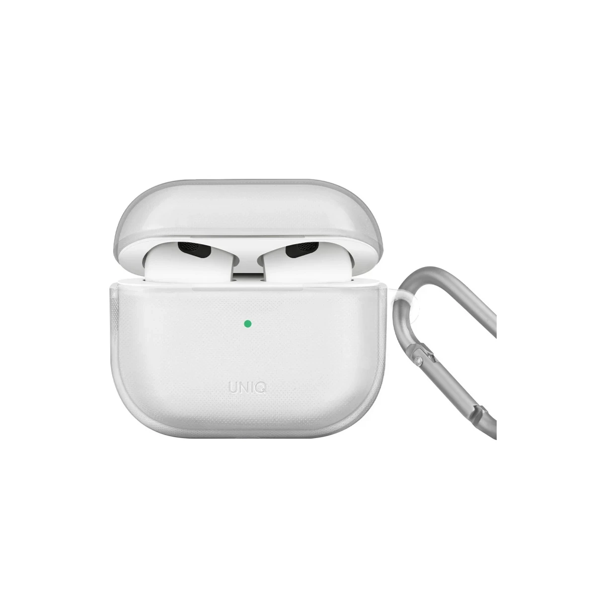 Uniq Apple Airpods 3 (3.nesil) Glase Silikon Kılıf - Şeffaf
