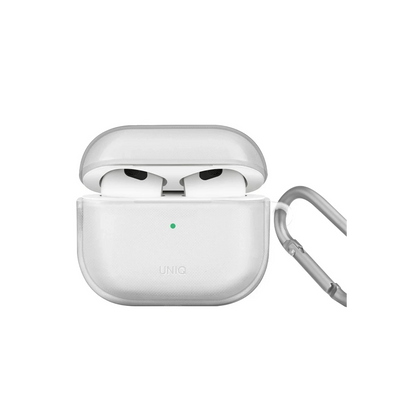 Uniq Apple Airpods 3 (3.nesil) Glase Silikon Kılıf - Şeffaf