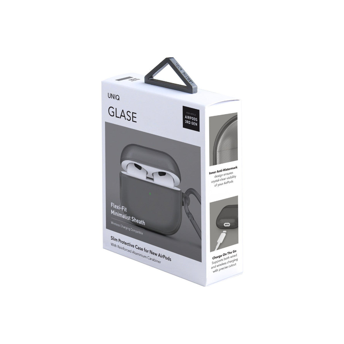 Uniq Apple Airpods 3 (3.nesil) Glase Silikon Kılıf
