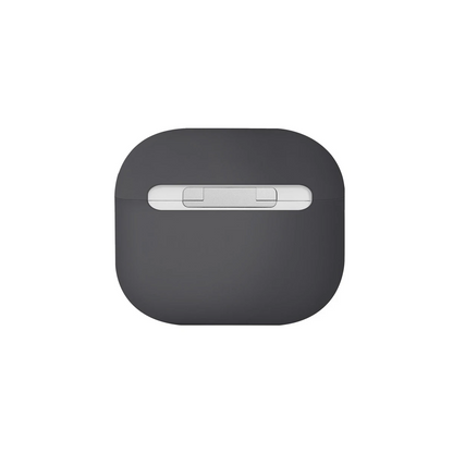 Uniq Apple Airpods 3 (3.nesil) Lino Silikon Kılıf - Gri