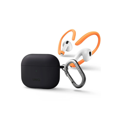 Uniq Apple Airpods 3 (3.nesil) Nexo Silikon Kılıf - Koyu Gri