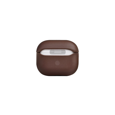 Uniq Apple Airpods 3 (3.nesil) Terra Genuine Deri Kılıf - Kahverengi