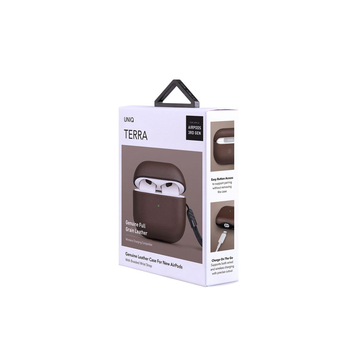 Uniq Apple Airpods 3 (3.nesil) Terra Genuine Deri Kılıf