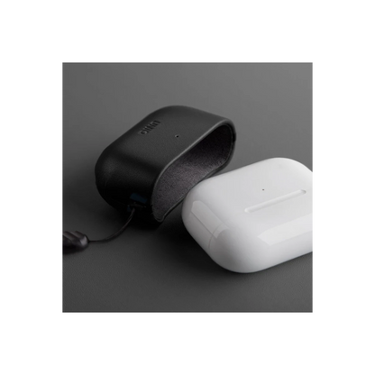 Uniq Apple Airpods 3 (3.nesil) Terra Genuine Deri Kılıf - Siyah