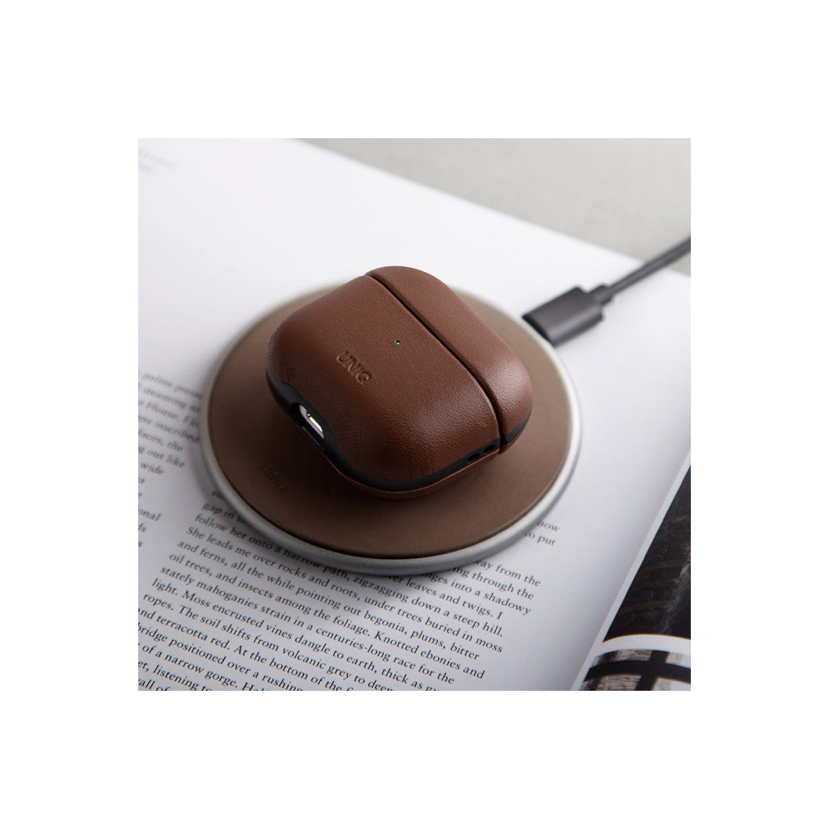 Uniq Apple Airpods 3 (3.nesil) Terra Genuine Deri Kılıf