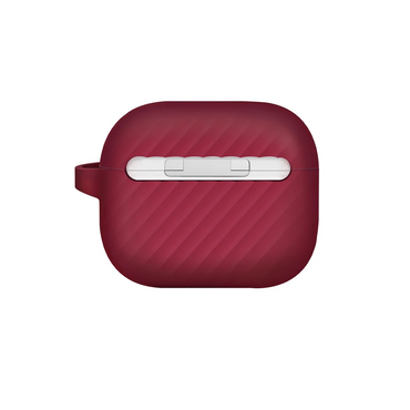 Uniq Apple Airpods 3 (3.nesil) Vencer Silikon Kılıf - Bordo