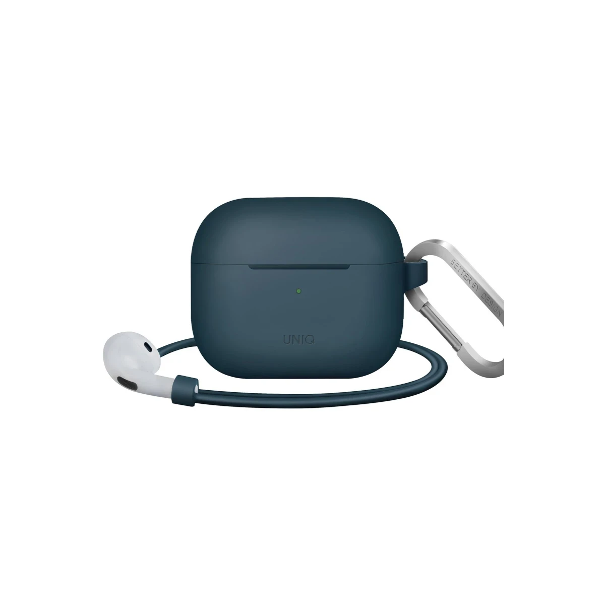 Uniq Apple Airpods 3 (3.nesil) Vencer Silikon Kılıf - Lacivert