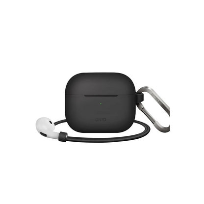 Uniq Apple Airpods 3 (3.nesil) Vencer Silikon Kılıf - Siyah