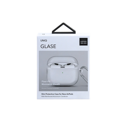 Uniq Apple Airpods 4 (4.nesil) Glase Silikon Kılıf - Şeffaf