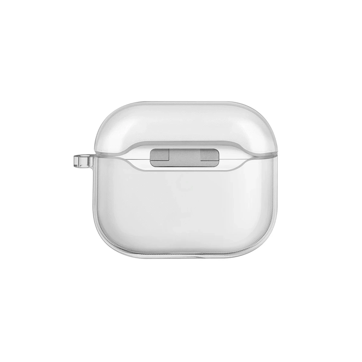 Uniq Apple Airpods 4 (4.nesil) Glase Silikon Kılıf - Şeffaf