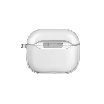 Uniq Apple Airpods 4 (4.nesil) Glase Silikon Kılıf - Şeffaf