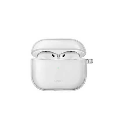 Uniq Apple Airpods 4 (4.nesil) Glase Silikon Kılıf - Şeffaf