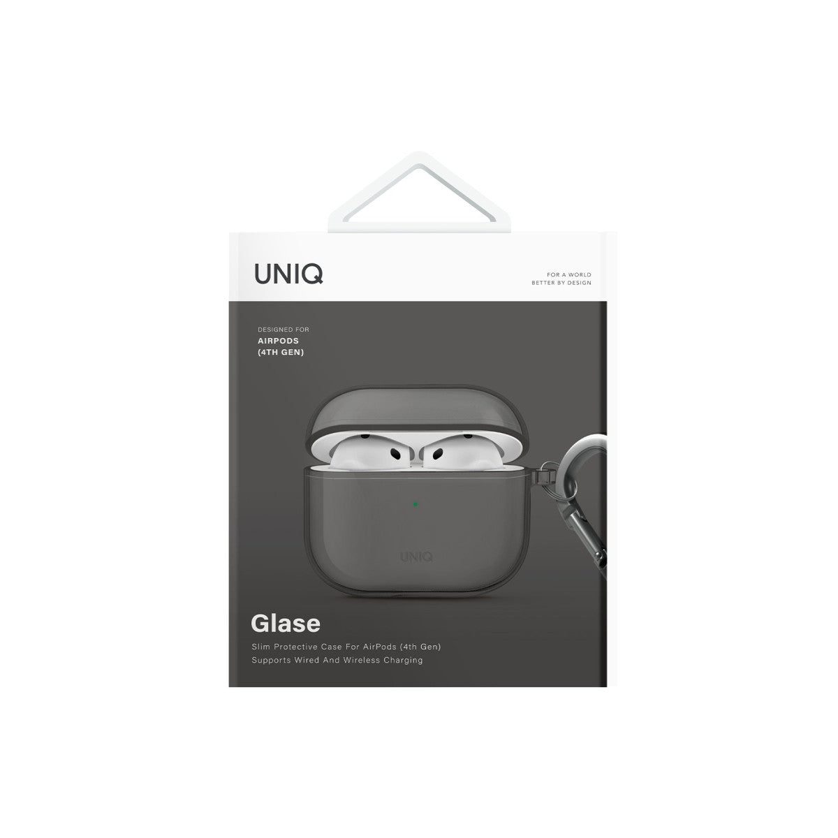 Uniq Apple Airpods 4 (4.nesil) Glase Silikon Kılıf