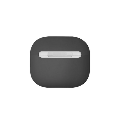 Uniq Apple Airpods 4 (4.nesil) Lino Silikon Kılıf - Gri
