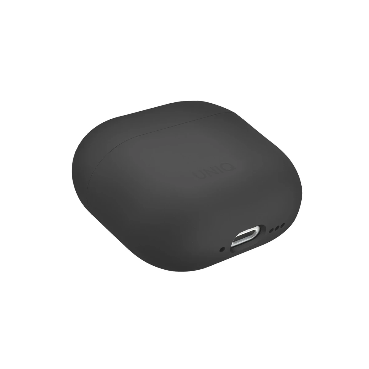 Uniq Apple Airpods 4 (4.nesil) Lino Silikon Kılıf - Gri