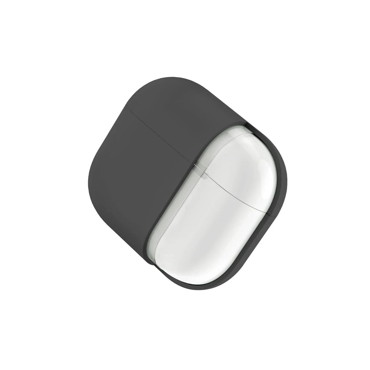 Uniq Apple Airpods 4 (4.nesil) Lino Silikon Kılıf - Gri