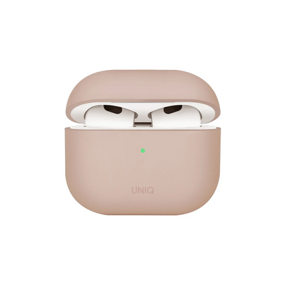 Uniq Apple Airpods 4 (4.nesil) Lino Silikon Kılıf - Pembe