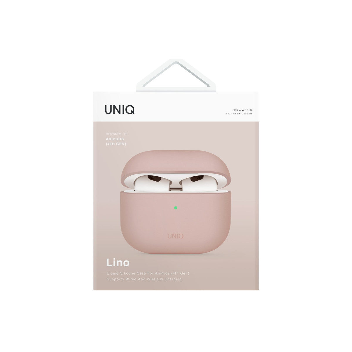 Uniq Apple Airpods 4 (4.nesil) Lino Silikon Kılıf