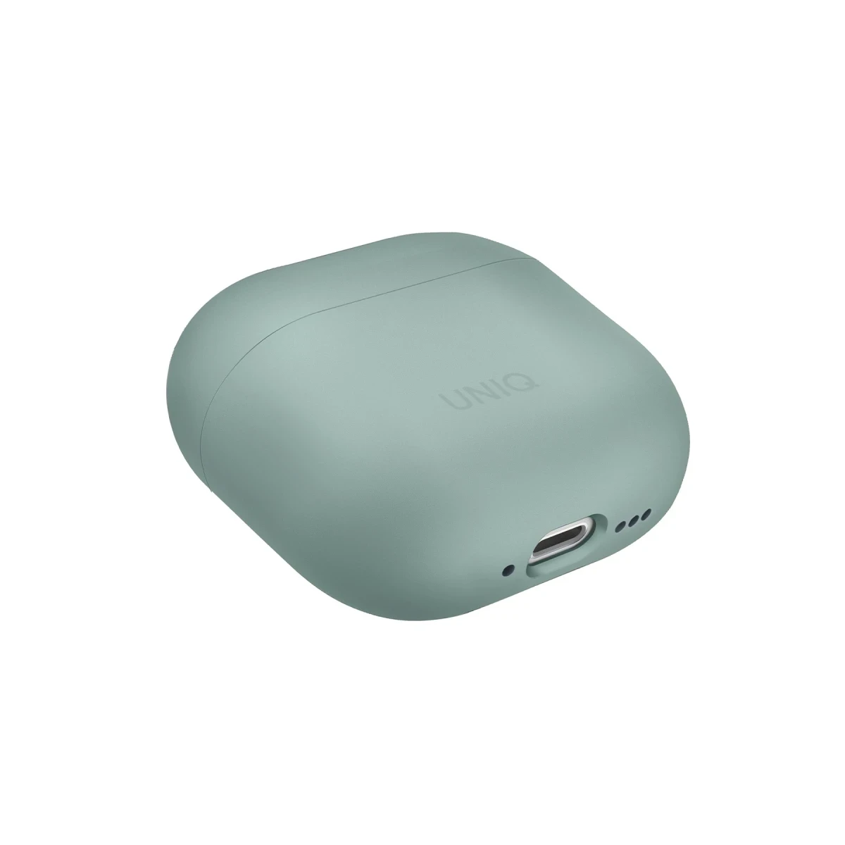 Uniq Apple Airpods 4 (4.nesil) Lino Silikon Kılıf - Yeşil