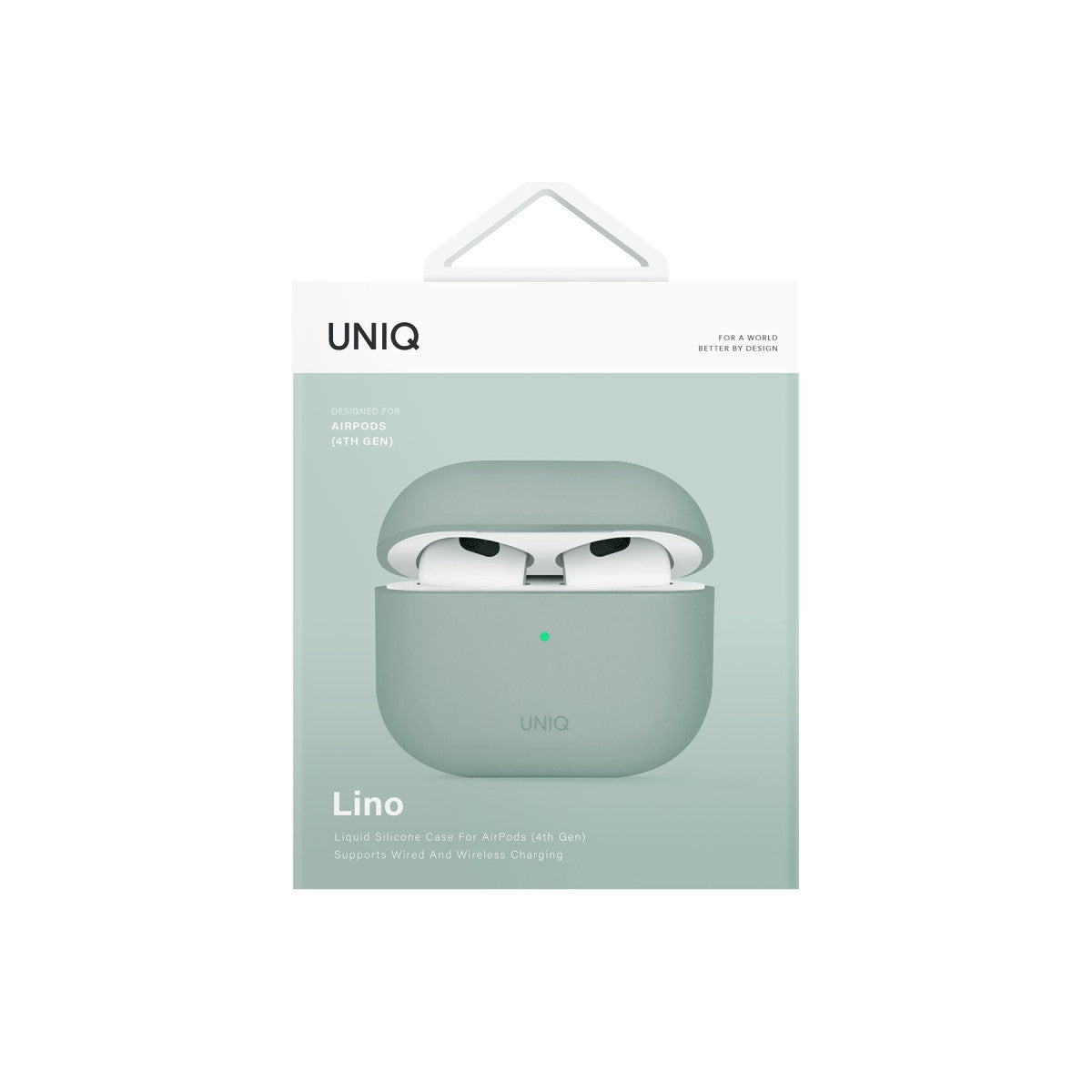 Uniq Apple Airpods 4 (4.nesil) Lino Silikon Kılıf