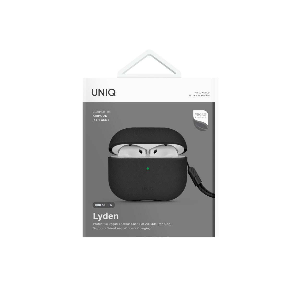 Uniq Apple Airpods 4 (4.nesil) Lyden DS Deri Kılıf