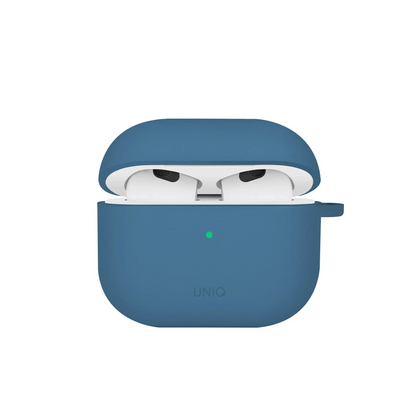 Uniq Apple Airpods 4 (4.nesil) Nexo Silikon Kılıf - Lacivert