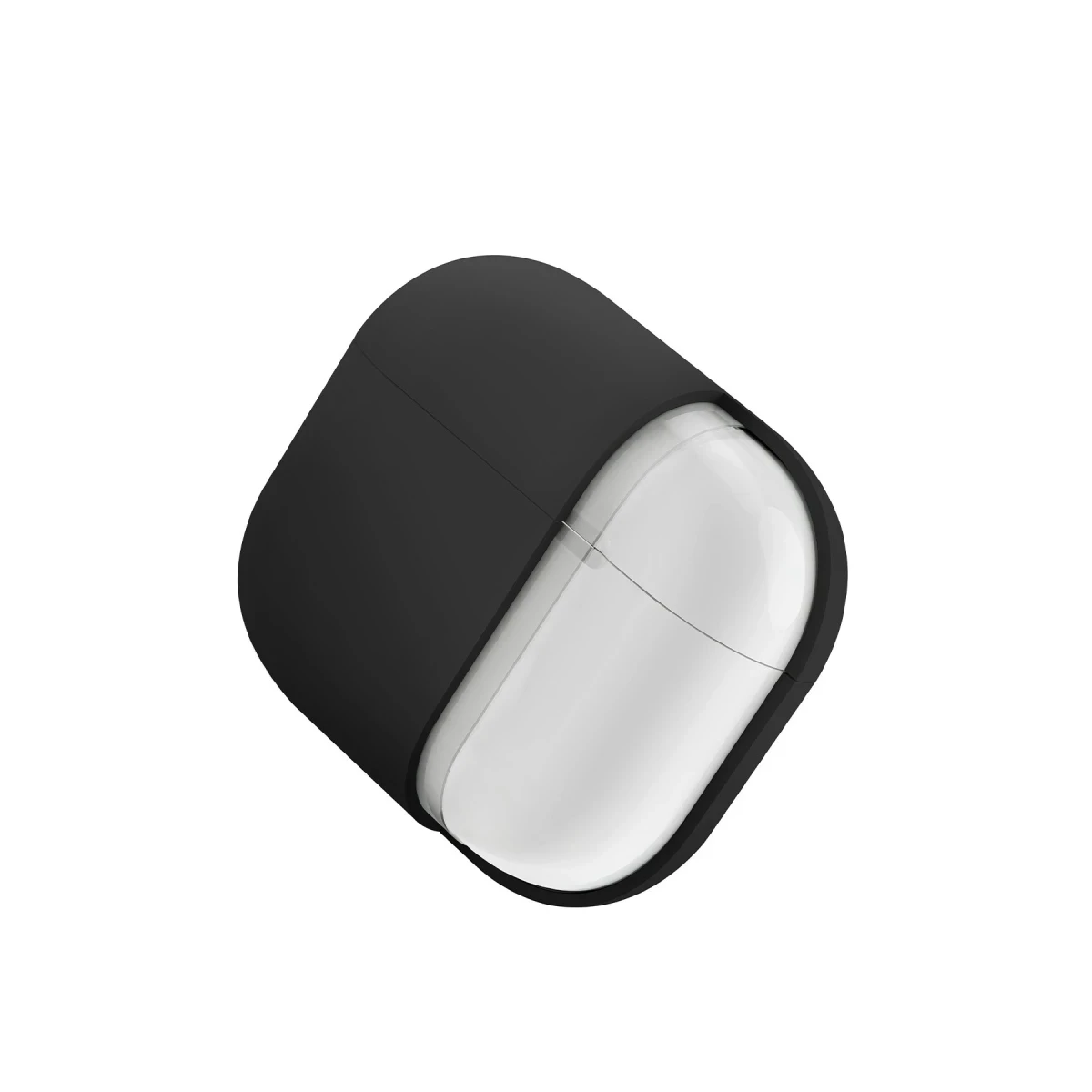 Uniq Apple Airpods 4 (4.nesil) Nexo Silikon Kılıf - Siyah