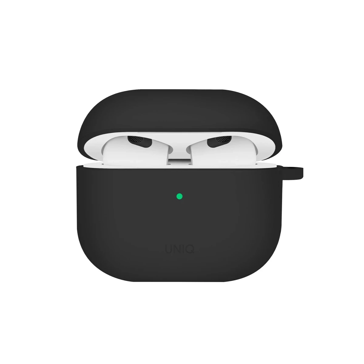 Uniq Apple Airpods 4 (4.nesil) Nexo Silikon Kılıf - Siyah