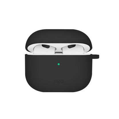 Uniq Apple Airpods 4 (4.nesil) Nexo Silikon Kılıf - Siyah
