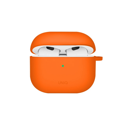 Uniq Apple Airpods 4 (4.nesil) Nexo Silikon Kılıf - Turuncu
