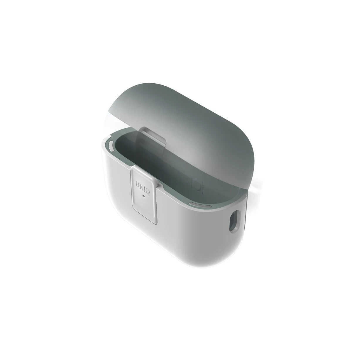 Uniq Apple Airpods Pro 2 (2.nesil) Clyde Kilitli Kılıf - Beyaz
