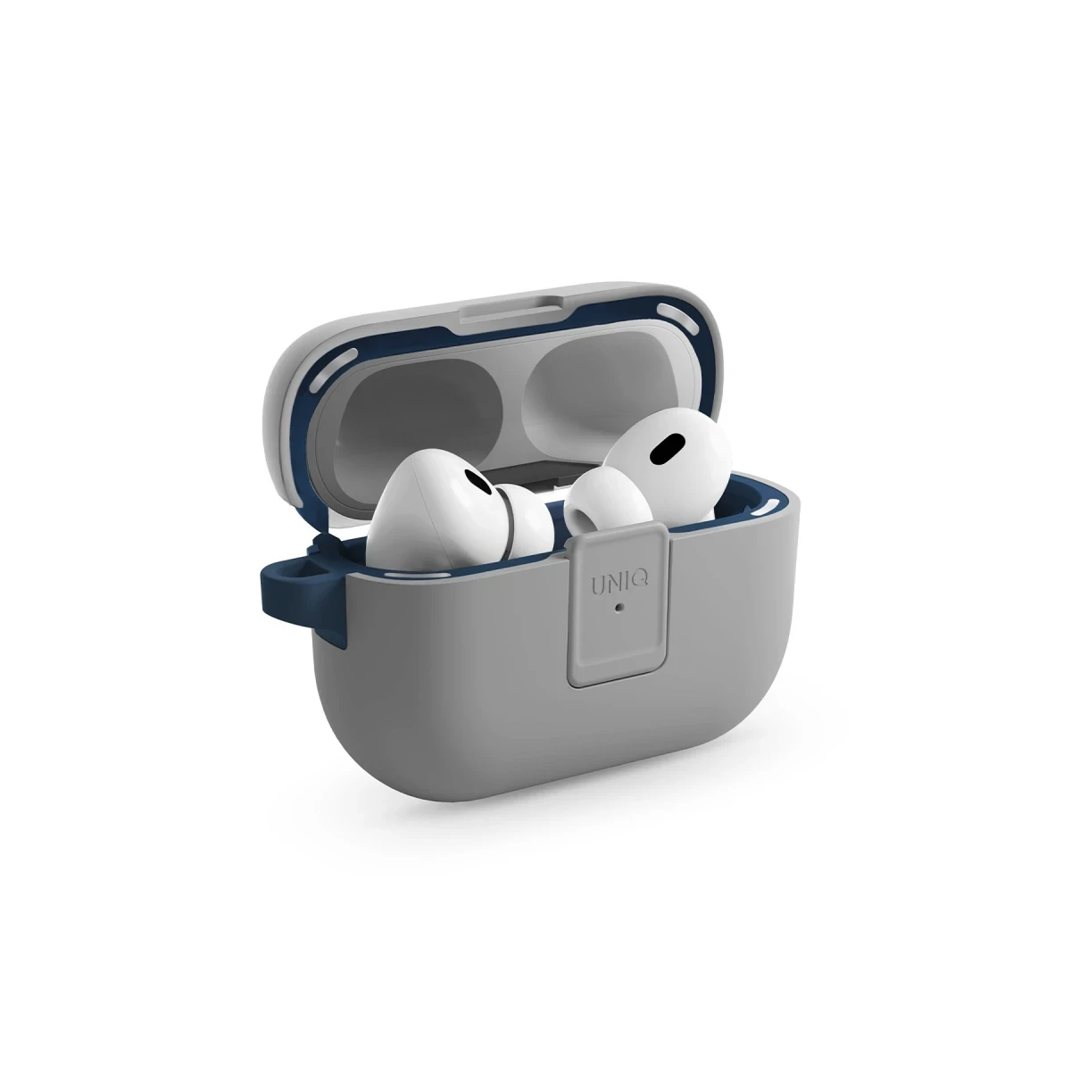 Uniq Apple Airpods Pro 2 (2.nesil) Clyde Kilitli Kılıf - Gri