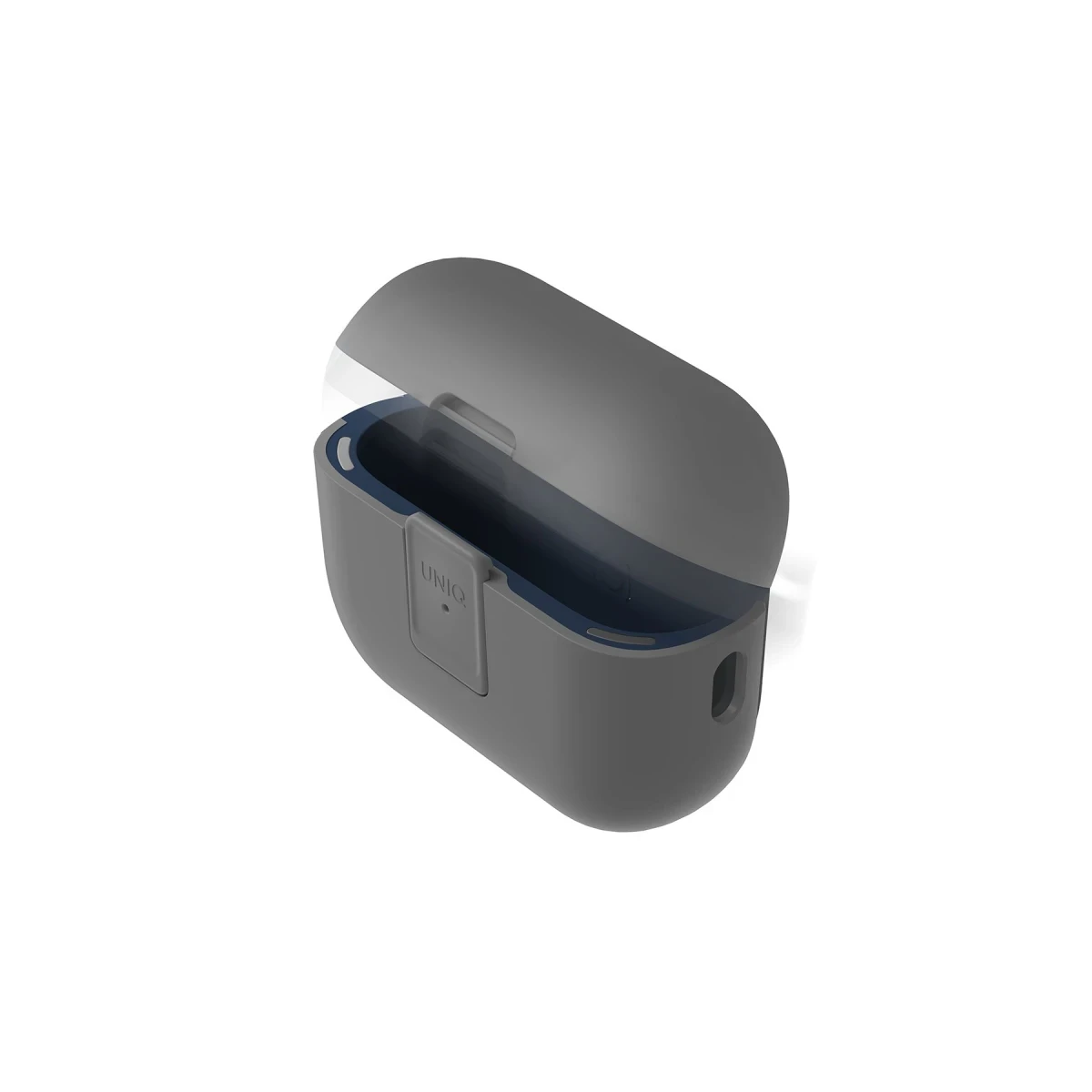 Uniq Apple Airpods Pro 2 (2.nesil) Clyde Kilitli Kılıf - Gri