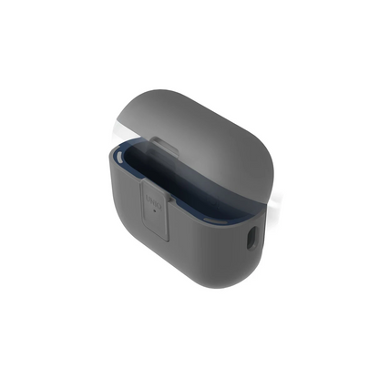 Uniq Apple Airpods Pro 2 (2.nesil) Clyde Kilitli Kılıf - Gri