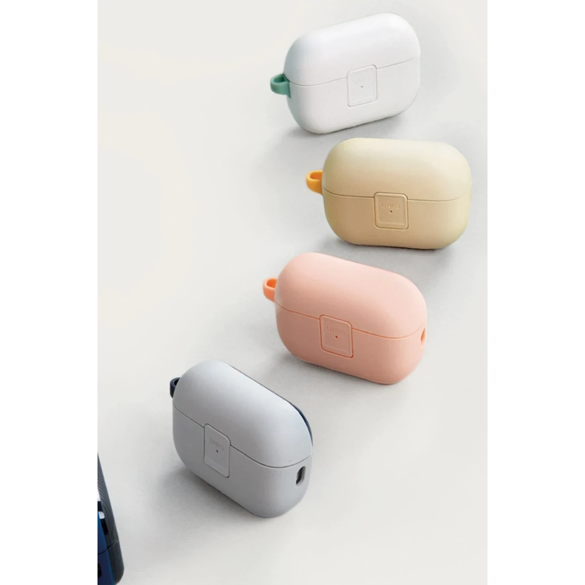 Uniq Apple Airpods Pro 2 (2.nesil) Clyde Kilitli Kılıf - Mavi