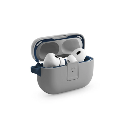 Uniq Apple Airpods Pro 2 (2.nesil) Clyde Kilitli Kılıf - Mavi