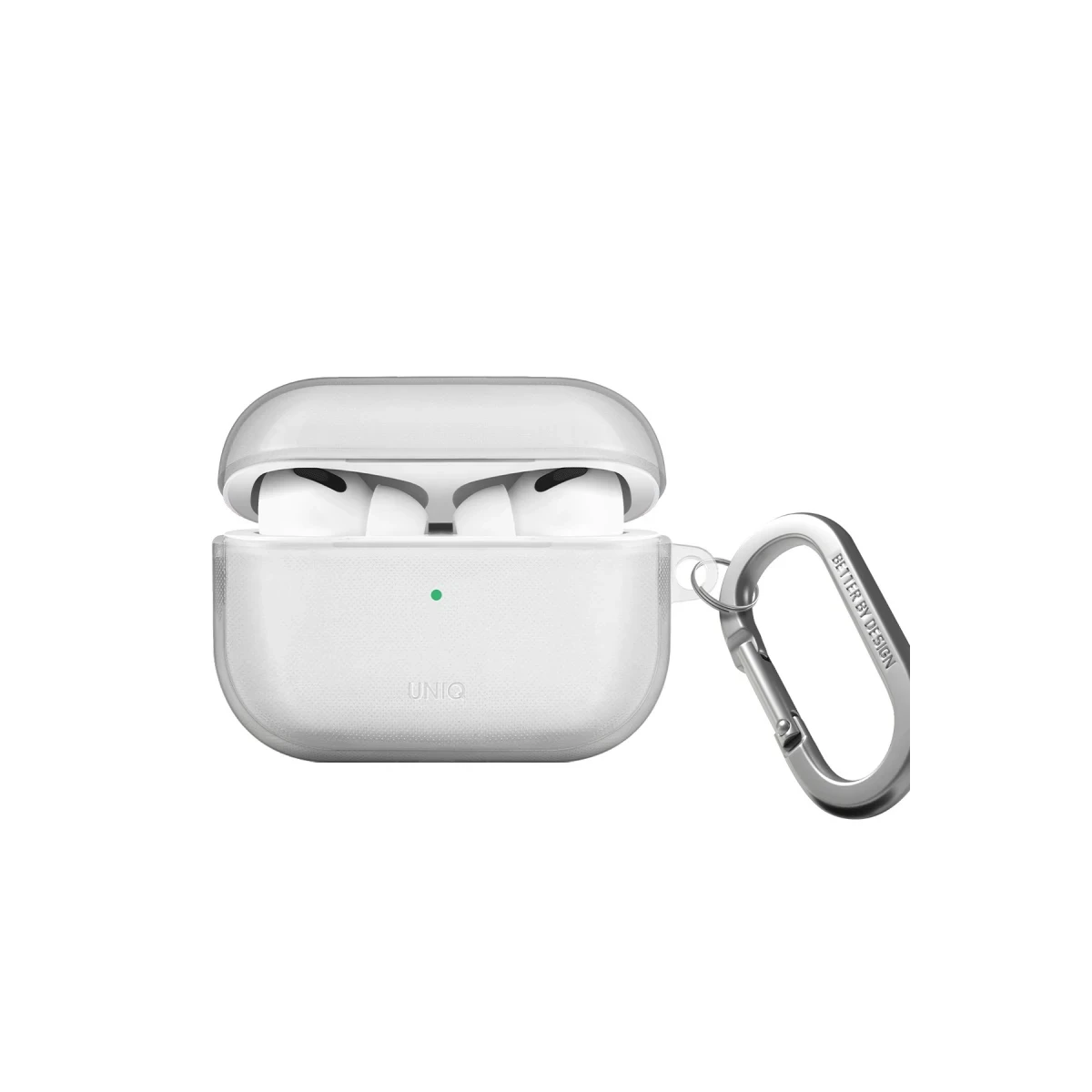 Uniq Apple Airpods Pro 2 (2.nesil) Glase Silikon Kılıf - Şeffaf