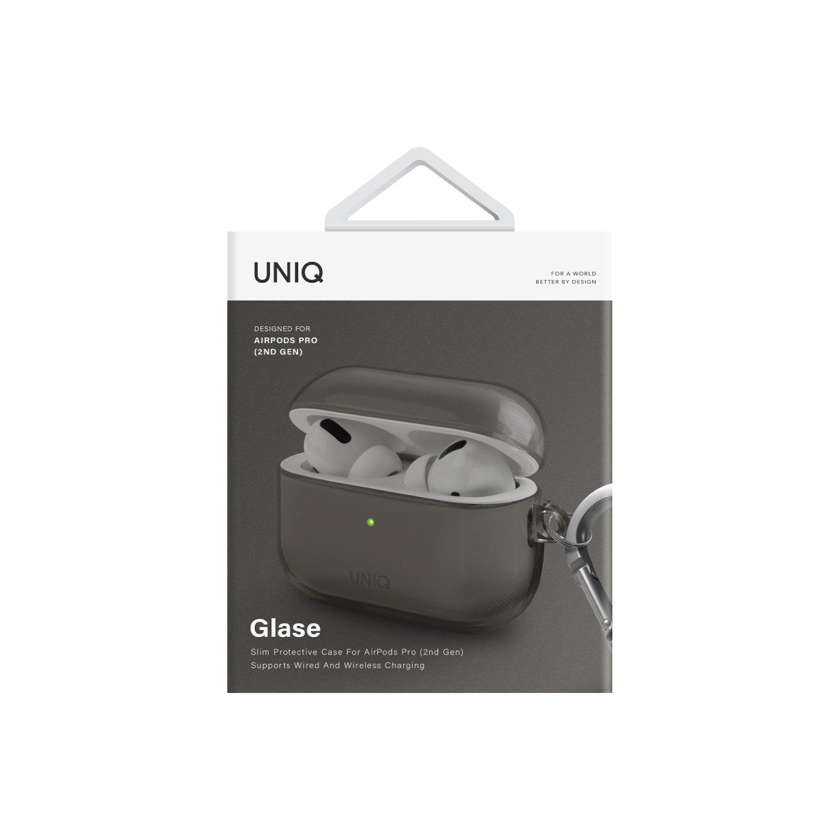 Uniq Apple Airpods Pro 2 (2.nesil) Glase Silikon Kılıf