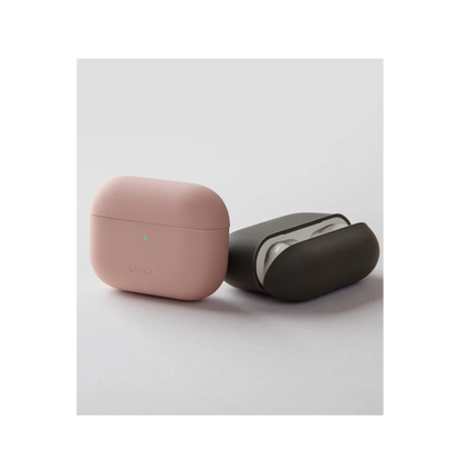 Uniq Apple Airpods Pro 2 (2.nesil) Lino Silikon Kılıf - Bej