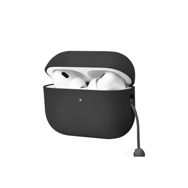 Uniq Apple Airpods Pro 2 (2.nesil) Lino Silikon Kılıf - Gri