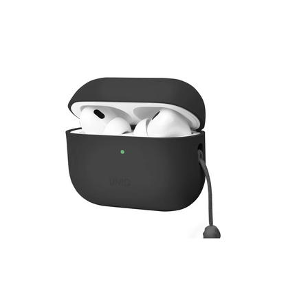 Uniq Apple Airpods Pro 2 (2.nesil) Lino Silikon Kılıf - Gri